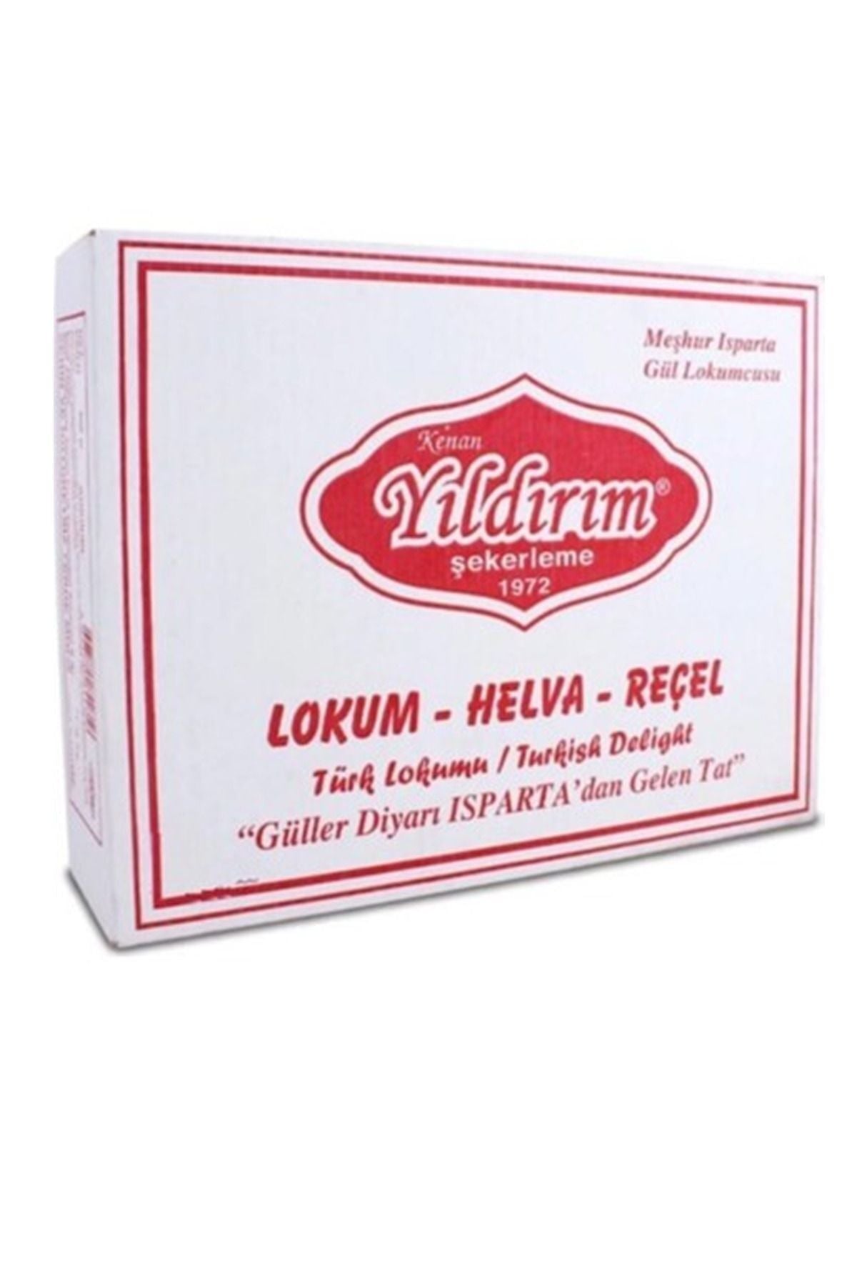 Yildirim Sekerleme isparta mevlitlik Rose Turkish Delight iri kesim 4750 g - MALLTURK