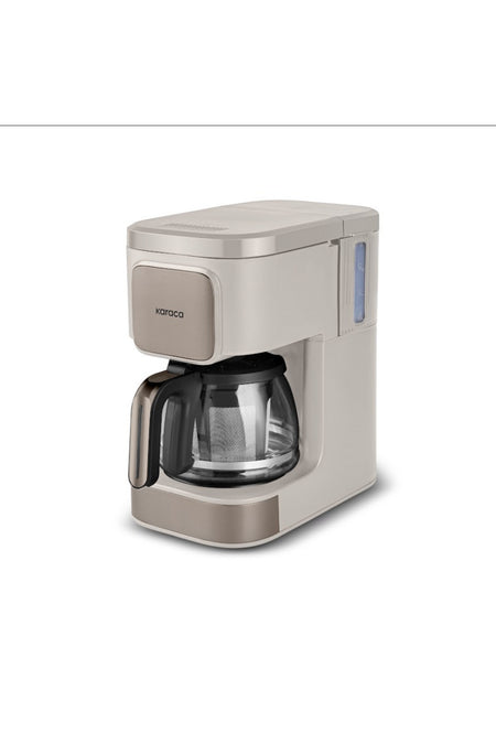 Karaca 2-in-1 Tea and Filter Coffee Maker, 5-Cup Capacity, Keep Warm Function - MALLTURK