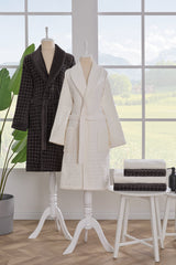 Ozdilek Tricot Velvet Family Bathrobe Set - MALLTURK