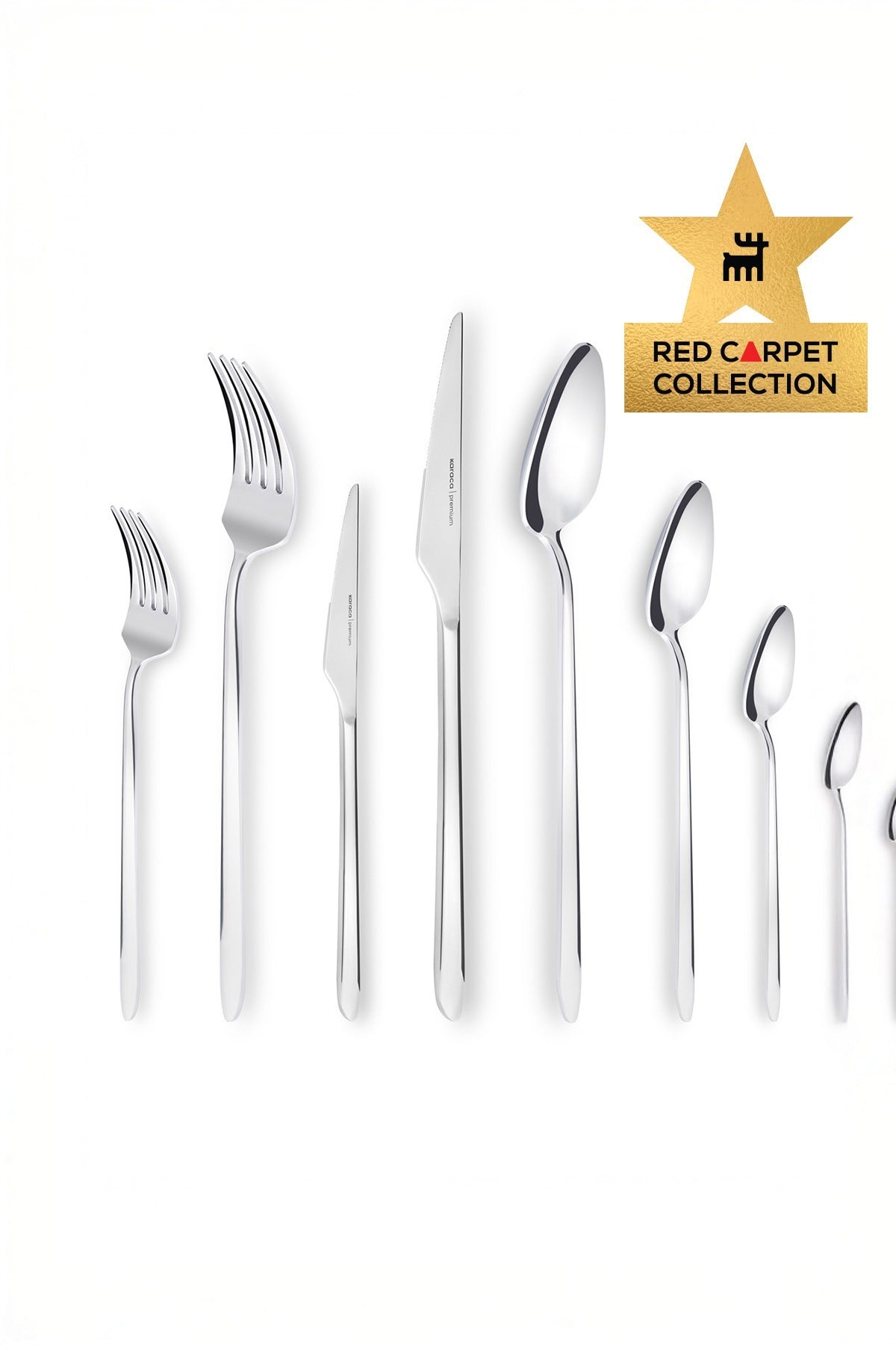 Karaca stark 316 Steel 84 Piece 12 Place Setting premium Flatware Set Boxed - MALLTURK
