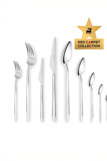 Karaca stark 316 Steel 84 Piece 12 Place Setting premium Flatware Set Boxed - MALLTURK
