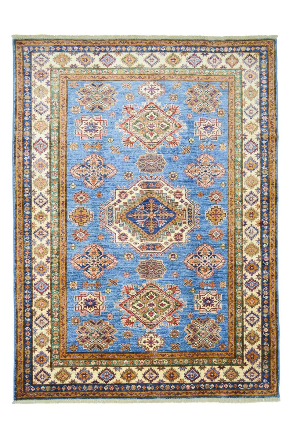 KilimCo. Afghan Sultani Hand-Woven Blue Color Rug 170x243 cm (4.13 m2)