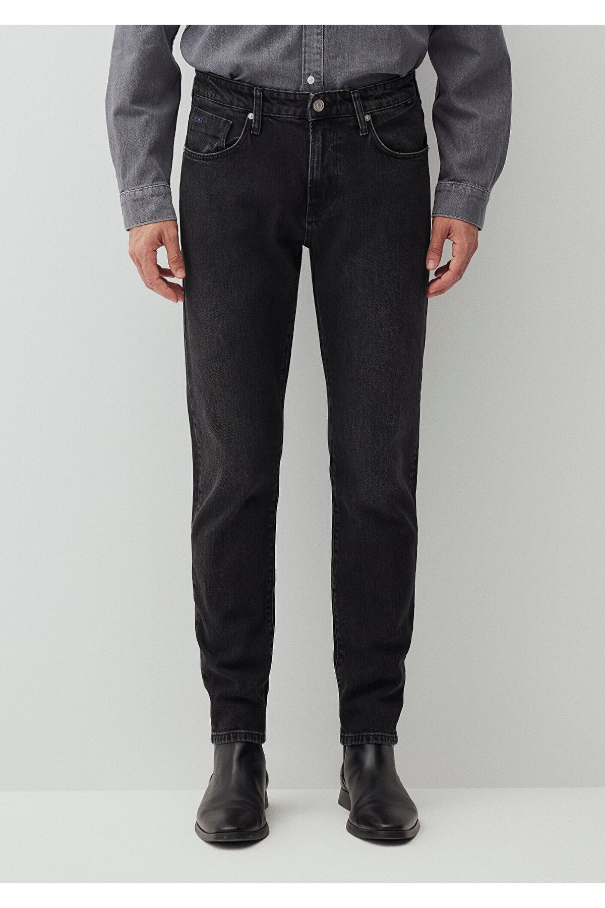 Mavi London Classic Denim Anthracite Smoke Jeans 0010172-87848 - MALLTURK