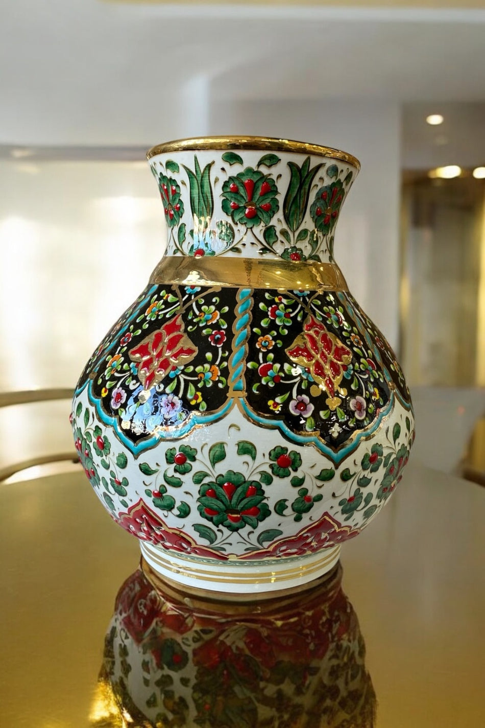 Eporselen Love of Gold 27 cm Vase - MALLTURK