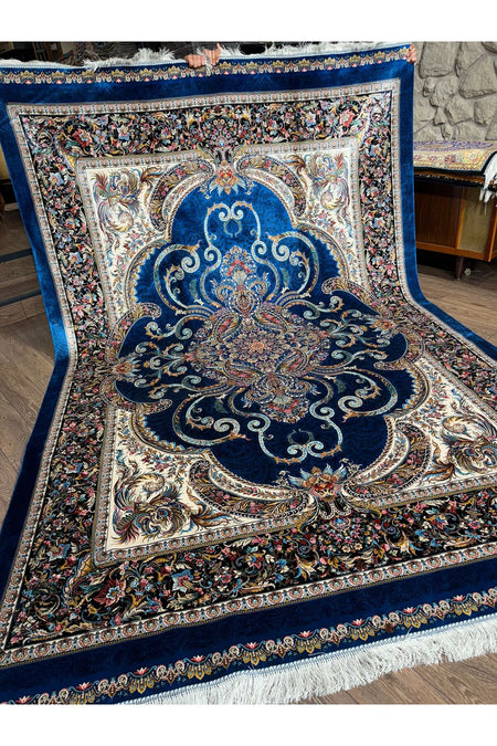 Rustikev Iranian Silk Rug - MALLTURK