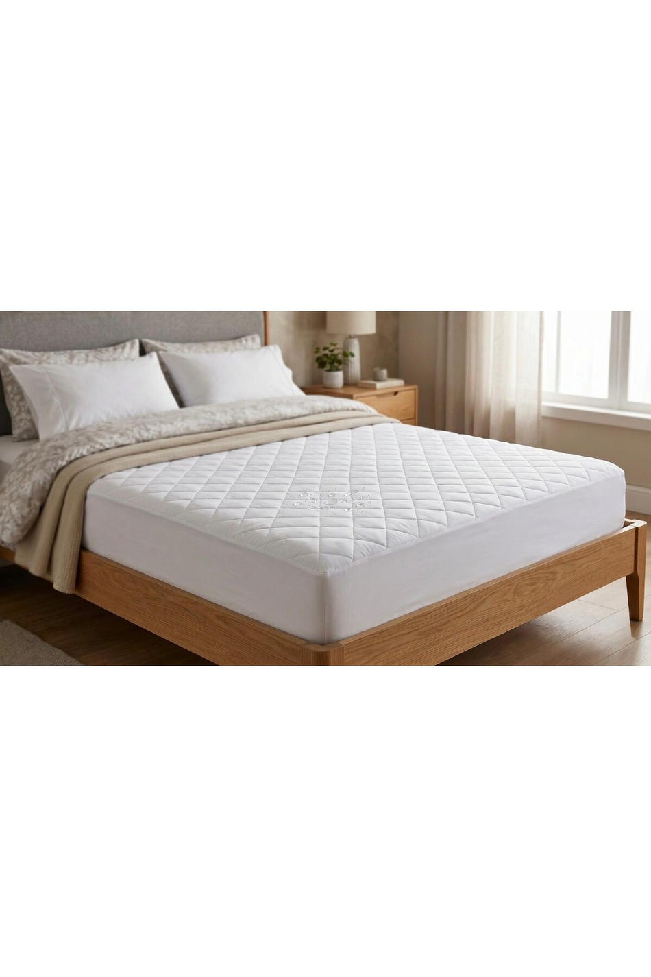 calove Waterproof Quilted Fitted Mattress Protector - MALLTURK