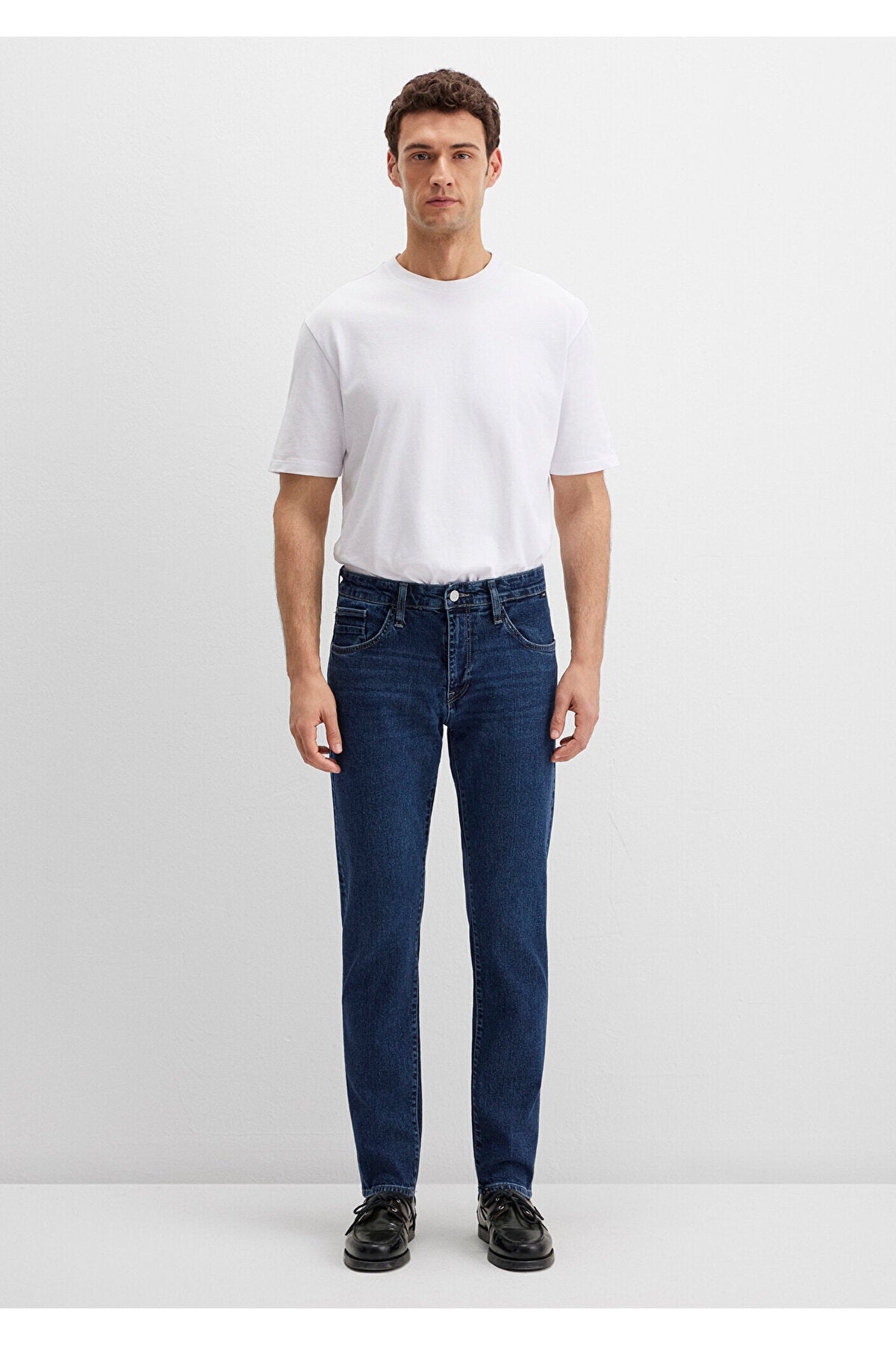 Mavi Milan Street Dark Mavi Denim Jeans 0081088524 - MALLTURK