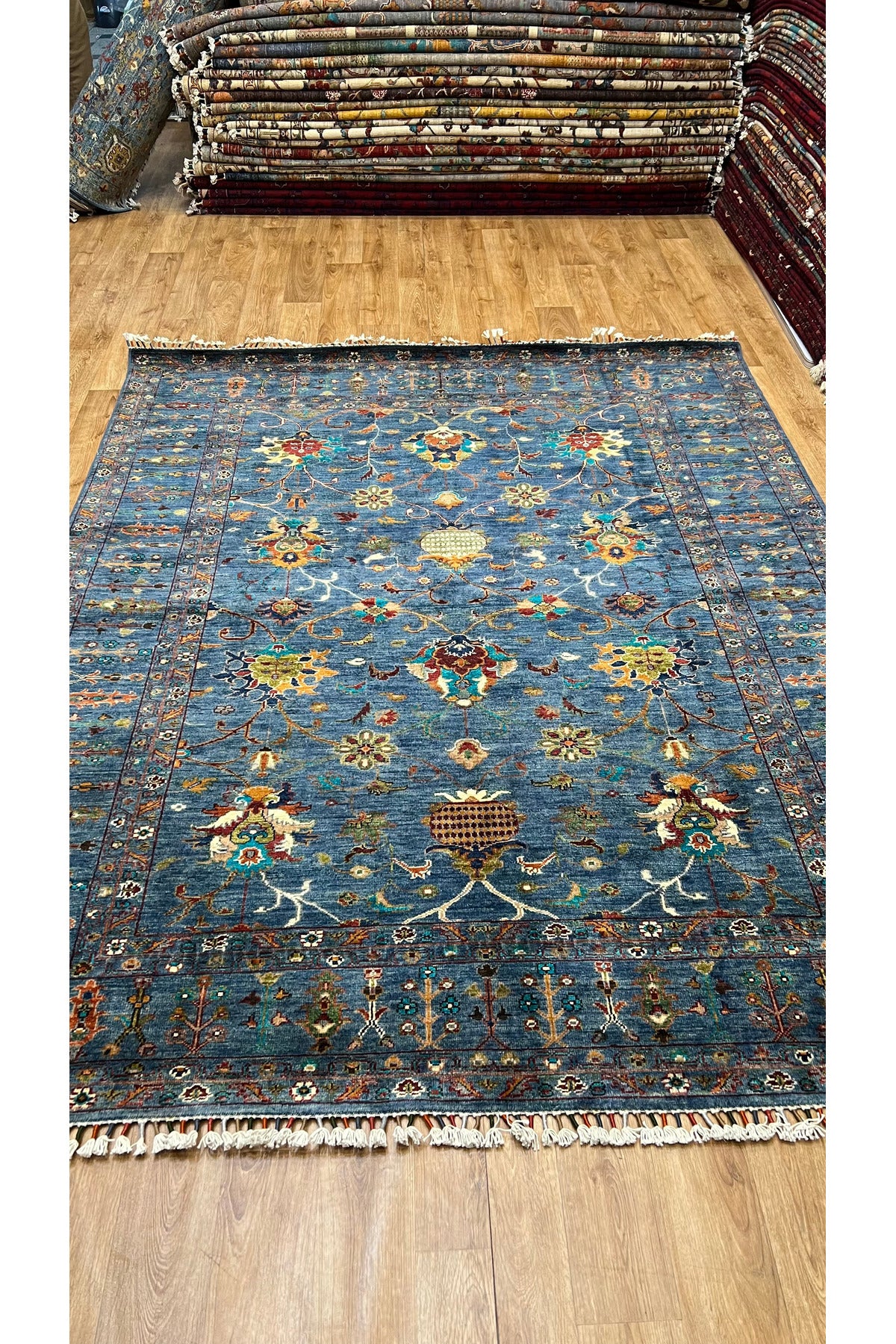 Turkmen Rug Hand-Woven Afghan Rug