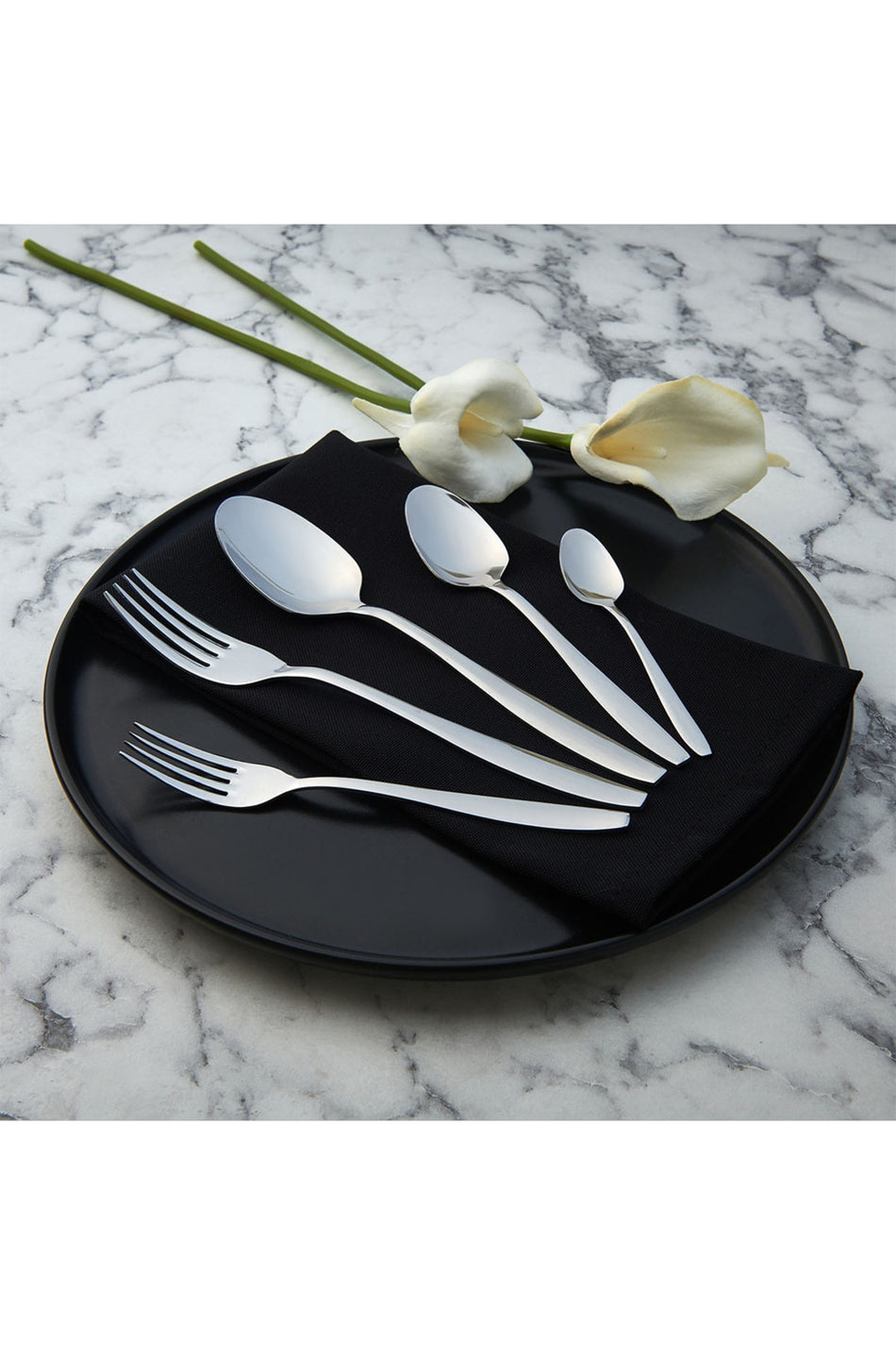 Nehir sahra 30 Piece Fork Spoon Set - MALLTURK
