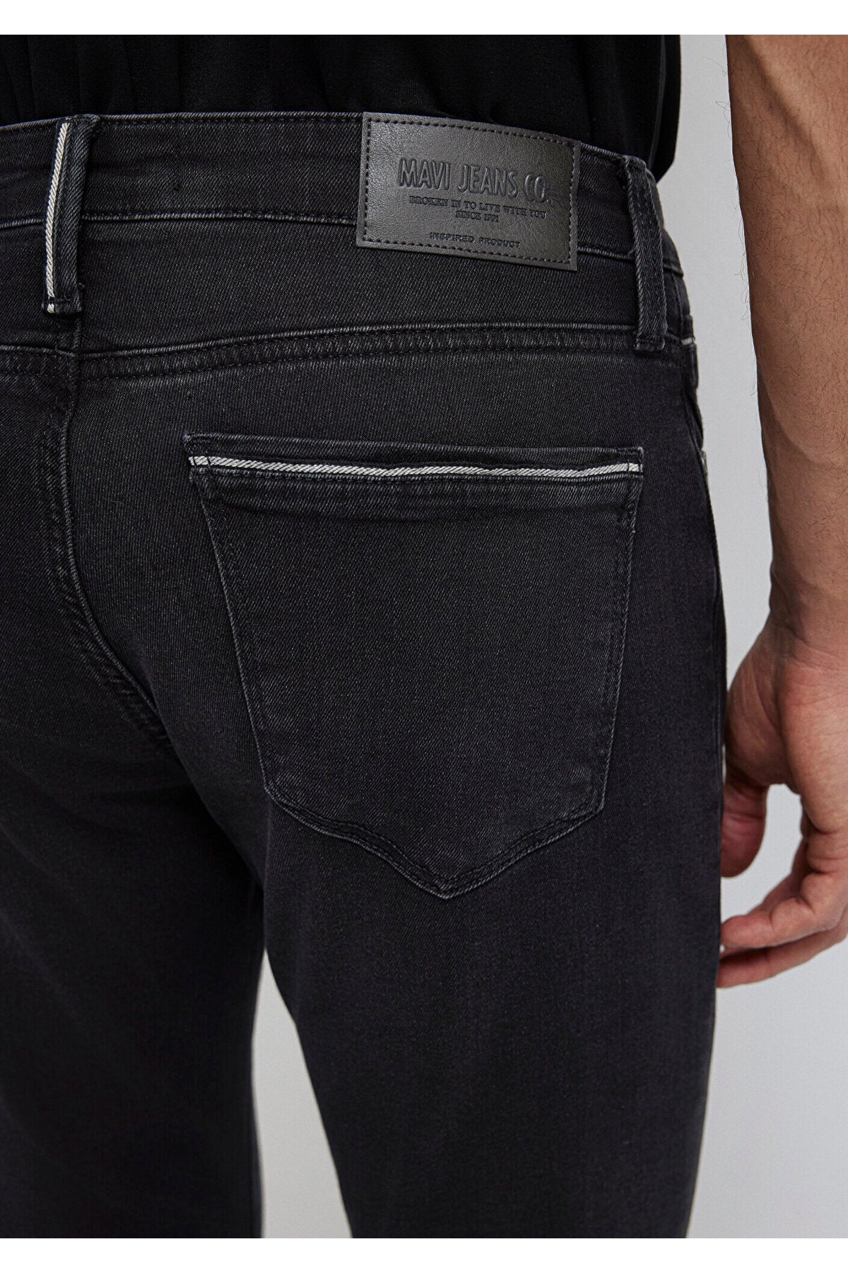 Mavi Marcus Black Anthracite Smoke Jeans 0035133159 - MALLTURK