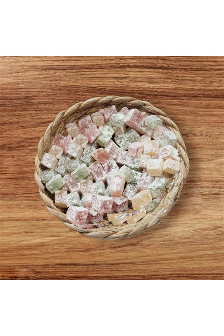 AHU Mixed Fruit Mini Turkish Delight 250 g - MALLTURK