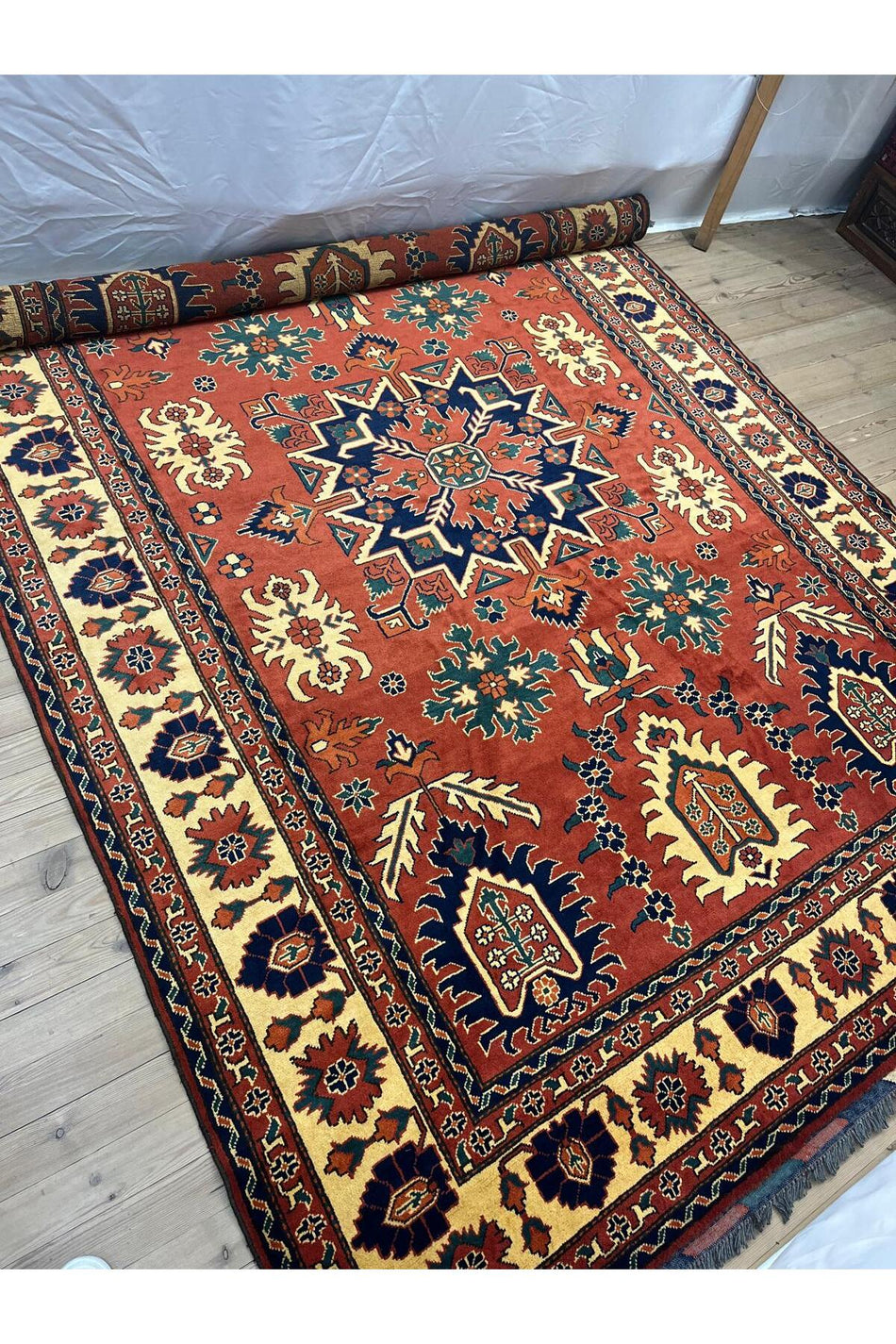 Sirvan Handwoven Afghan Rug - 300 x 210 - MALLTURK