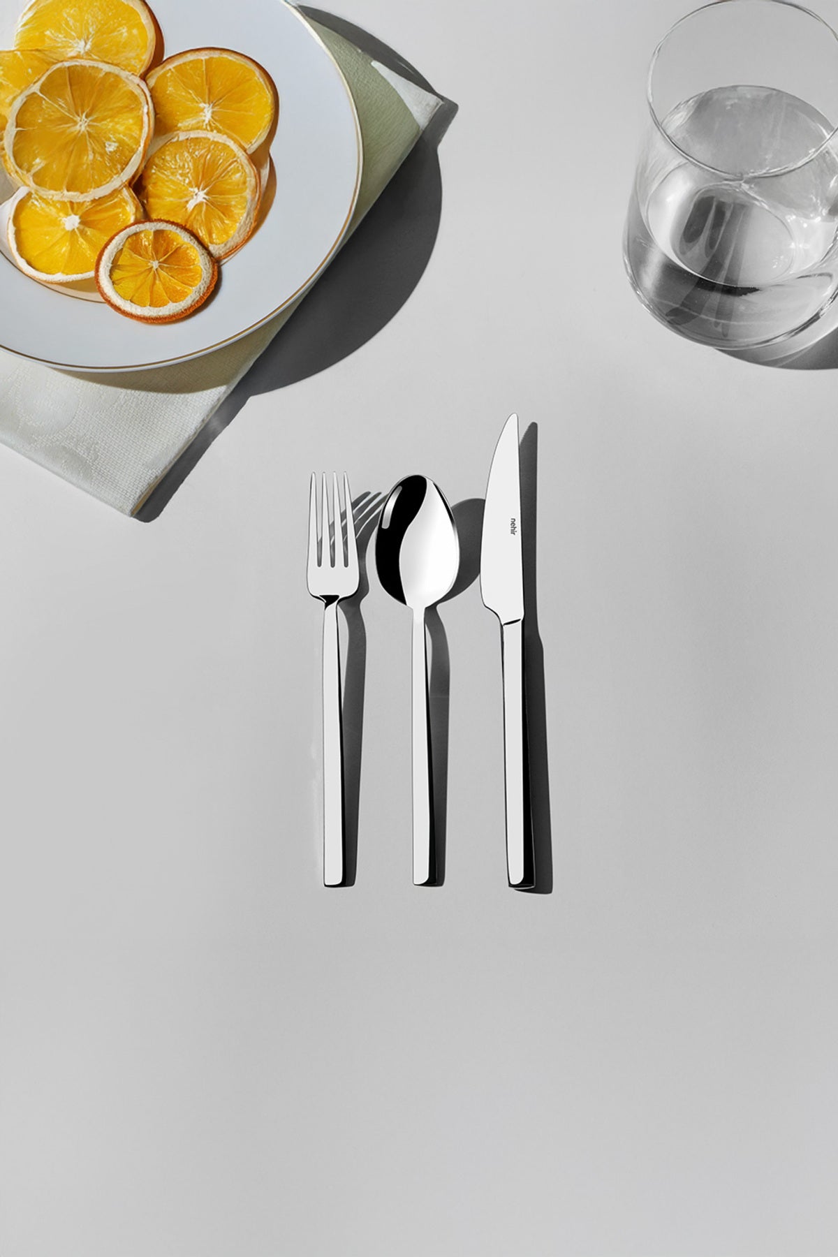 Nehir dalyan Plain 6 Place Setting 18 Piece Boxed tatli Flatware Set - MALLTURK