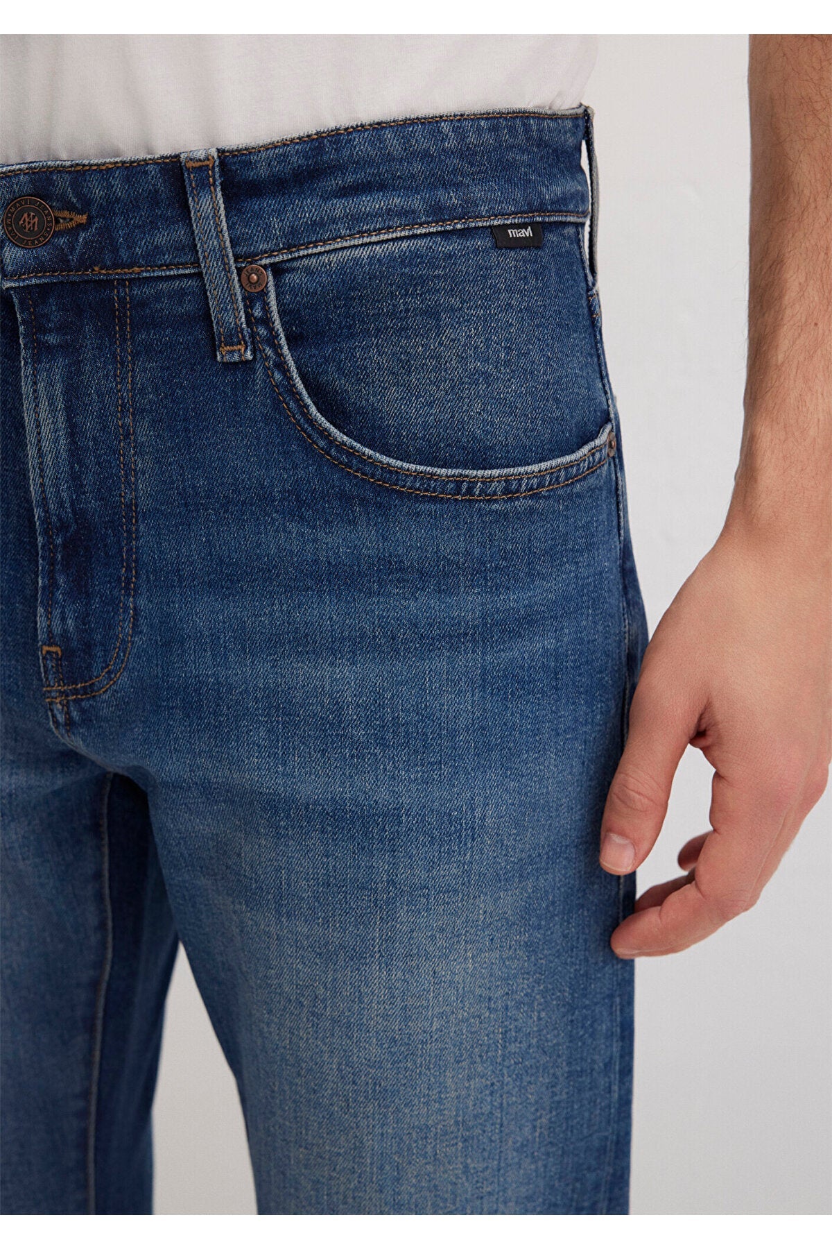Mavi Milan Classic Denim Vintage Dark Jeans Trousers 0081090816 - MALLTURK