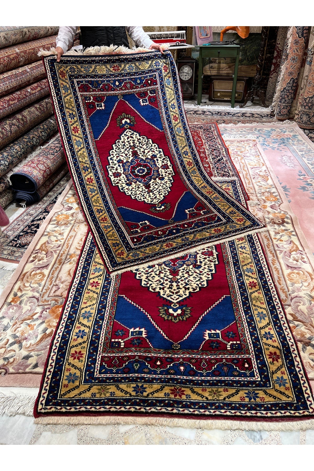 RD RAMAZAN DAG Hand Rug Art Hand-Woven Taspinar Rug Yune Wool Weave Natural Dye