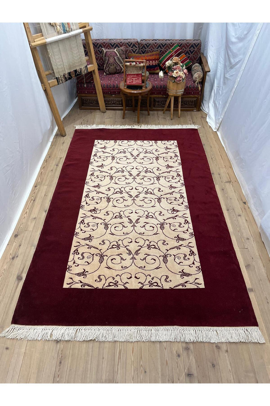 Sirvan Handwoven Antique Yoruk Rug - 280 x 178 - MALLTURK