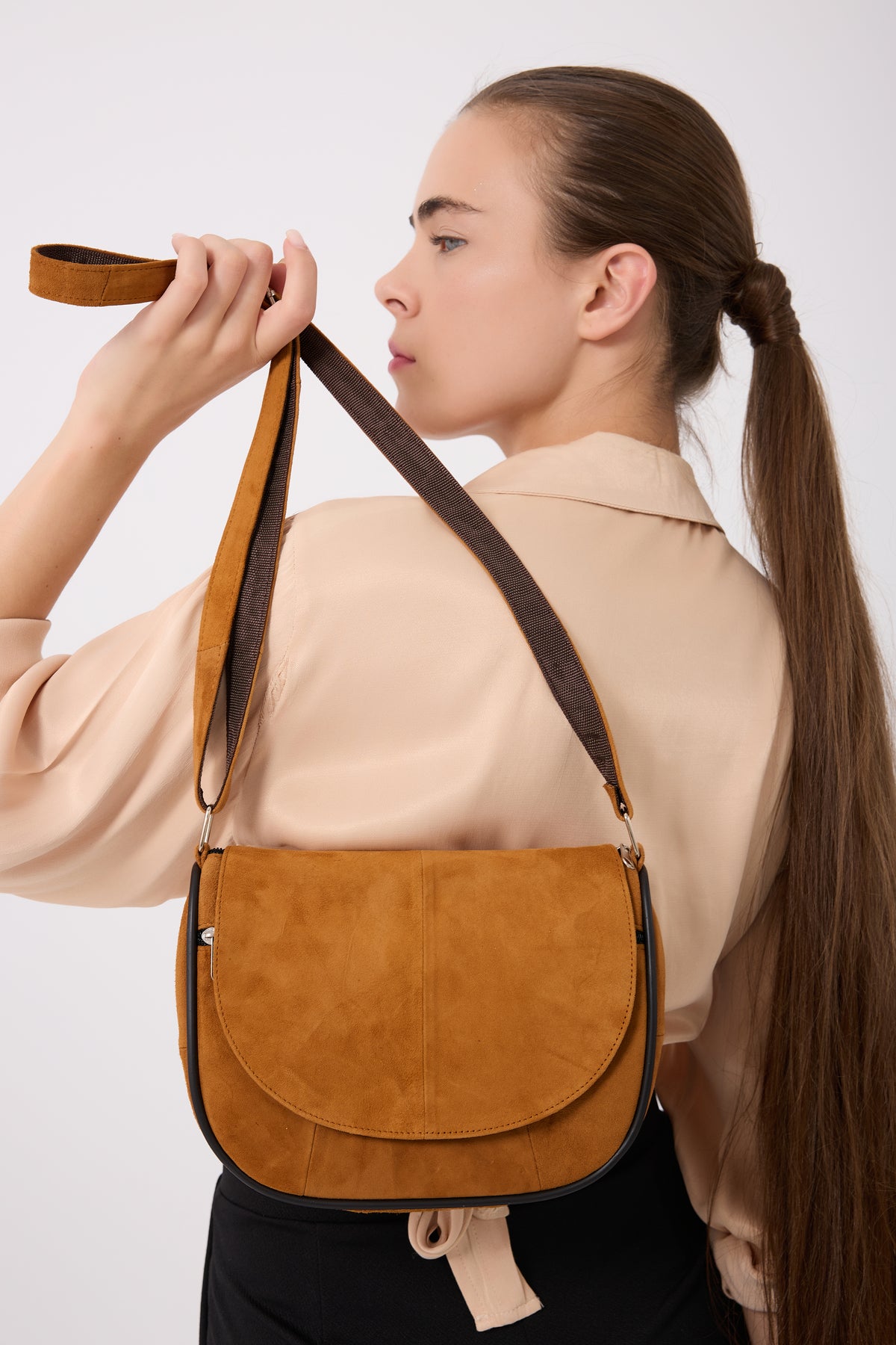 Fubileather Genuine Leather Medium Everyday Women's Shoulder Bag