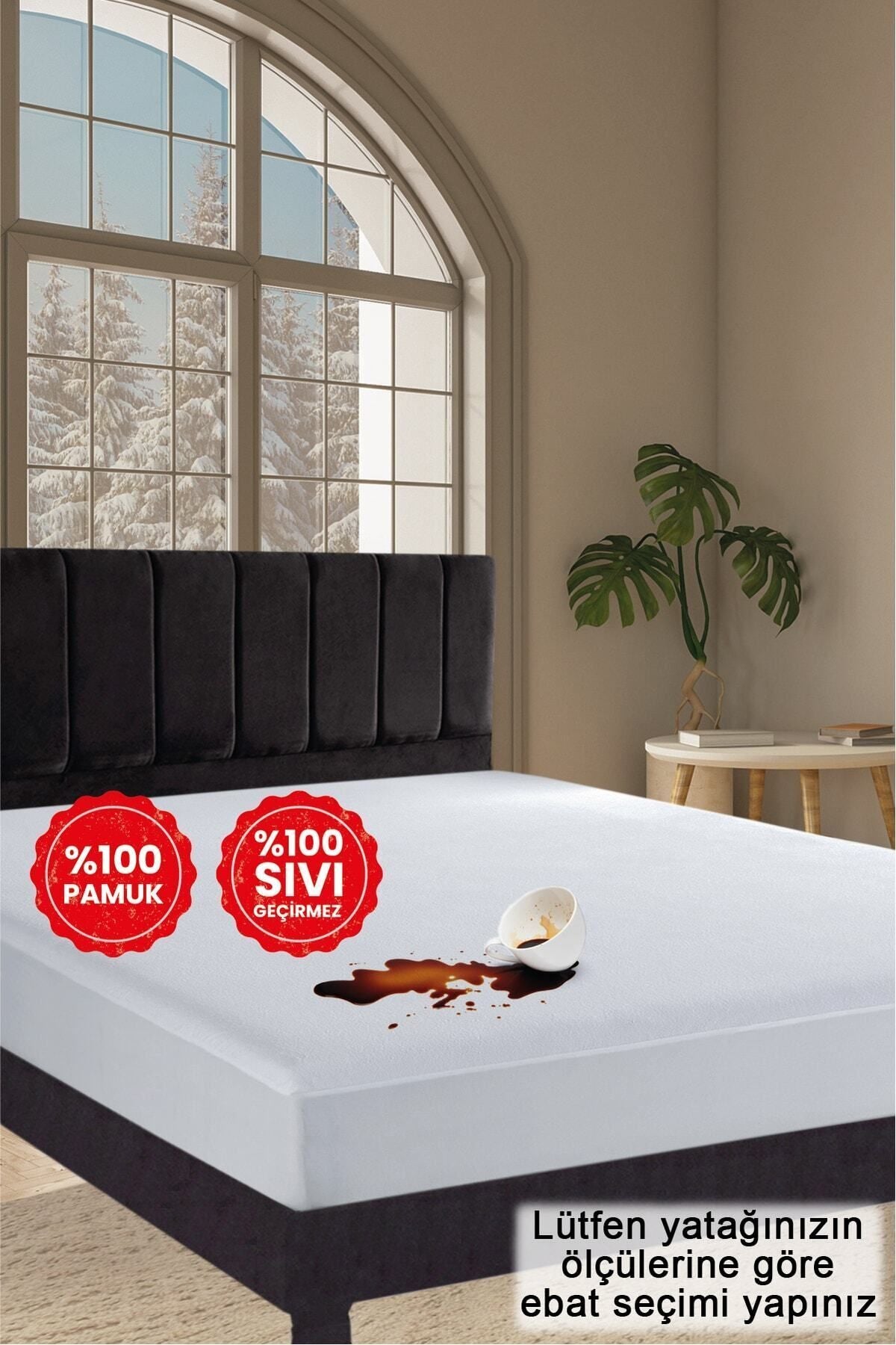 GULCU Waterproof Cotton Fitted Mattress Protector - MALLTURK
