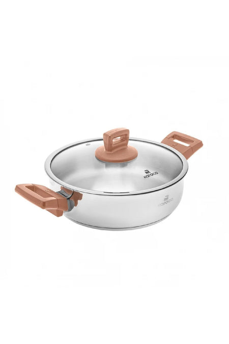 Karaca Senna Induction Compatible Saute Pan Rose