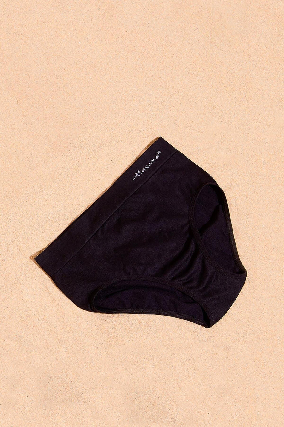 Hasema Black Standard Waist Swim Brief