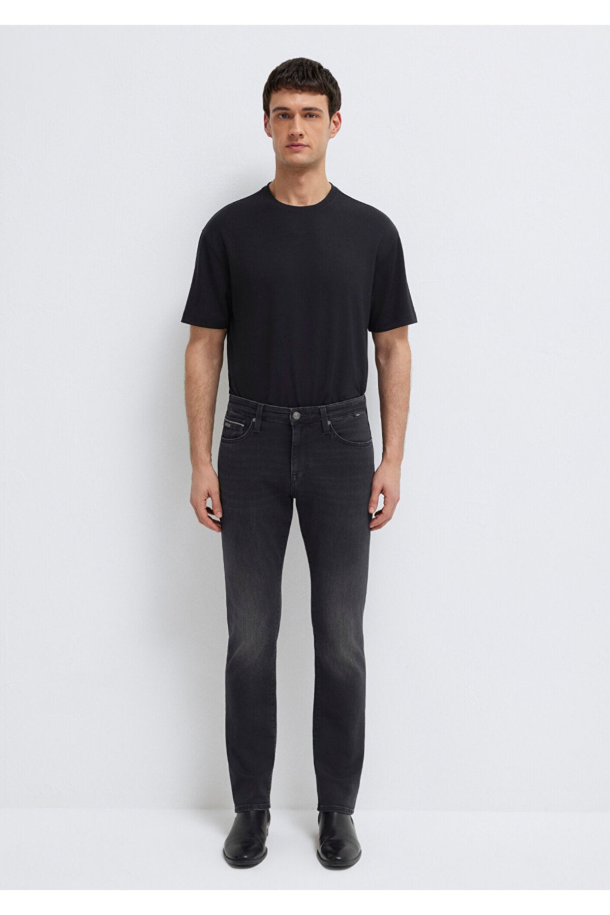 Mavi Marcus Black Anthracite Smoke Jeans 0035133159 - MALLTURK