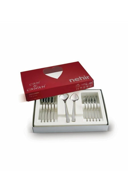 Nehir can canan Coffee Spoon 12 Piece - MALLTURK