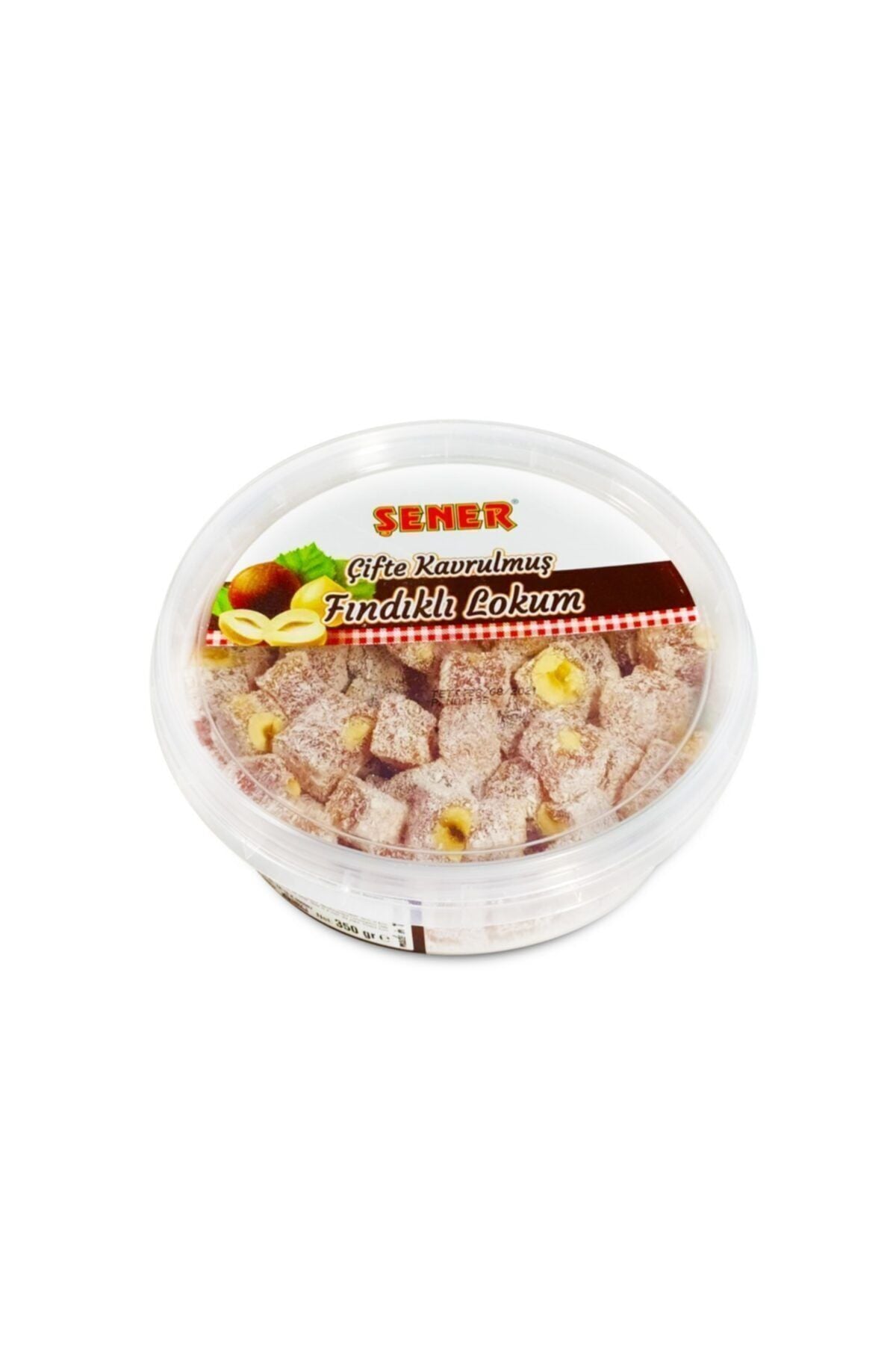 Sener Glucose Free Turkish Delight 350 g Hazelnut Double Roasted Turkish Delight pvc - MALLTURK