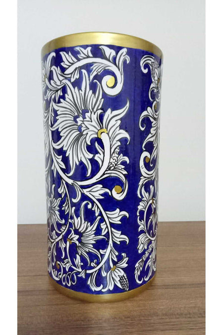 Sema Cini Handmade Tile Cylinder Vase - MALLTURK