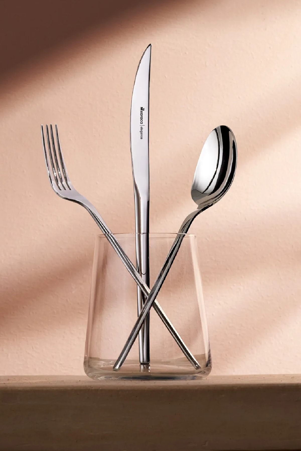 Karaca gaia elegance 84 Piece 12 Place Setting Flatware Set Boxed - MALLTURK