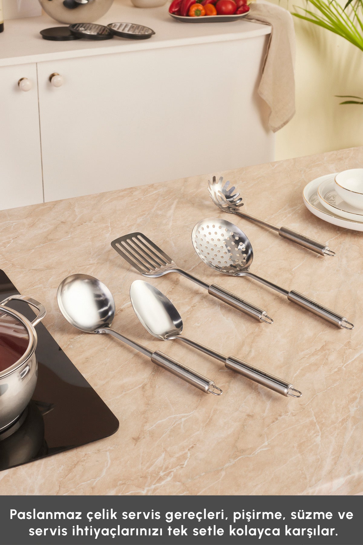Emsan Karistir Pisir Sakla 18 Piece Karistirma Kabi ve Servis Gerecli Cookware Set