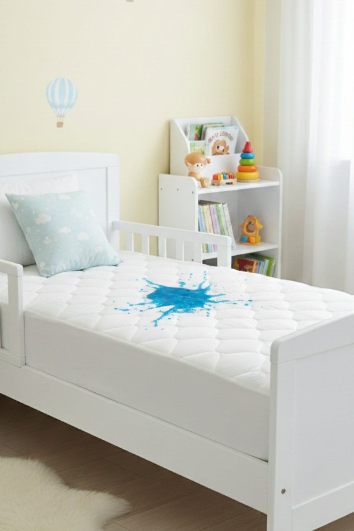 Senpai Waterproof Cotton Quilted Baby & Kids Mattress Protector - MALLTURK