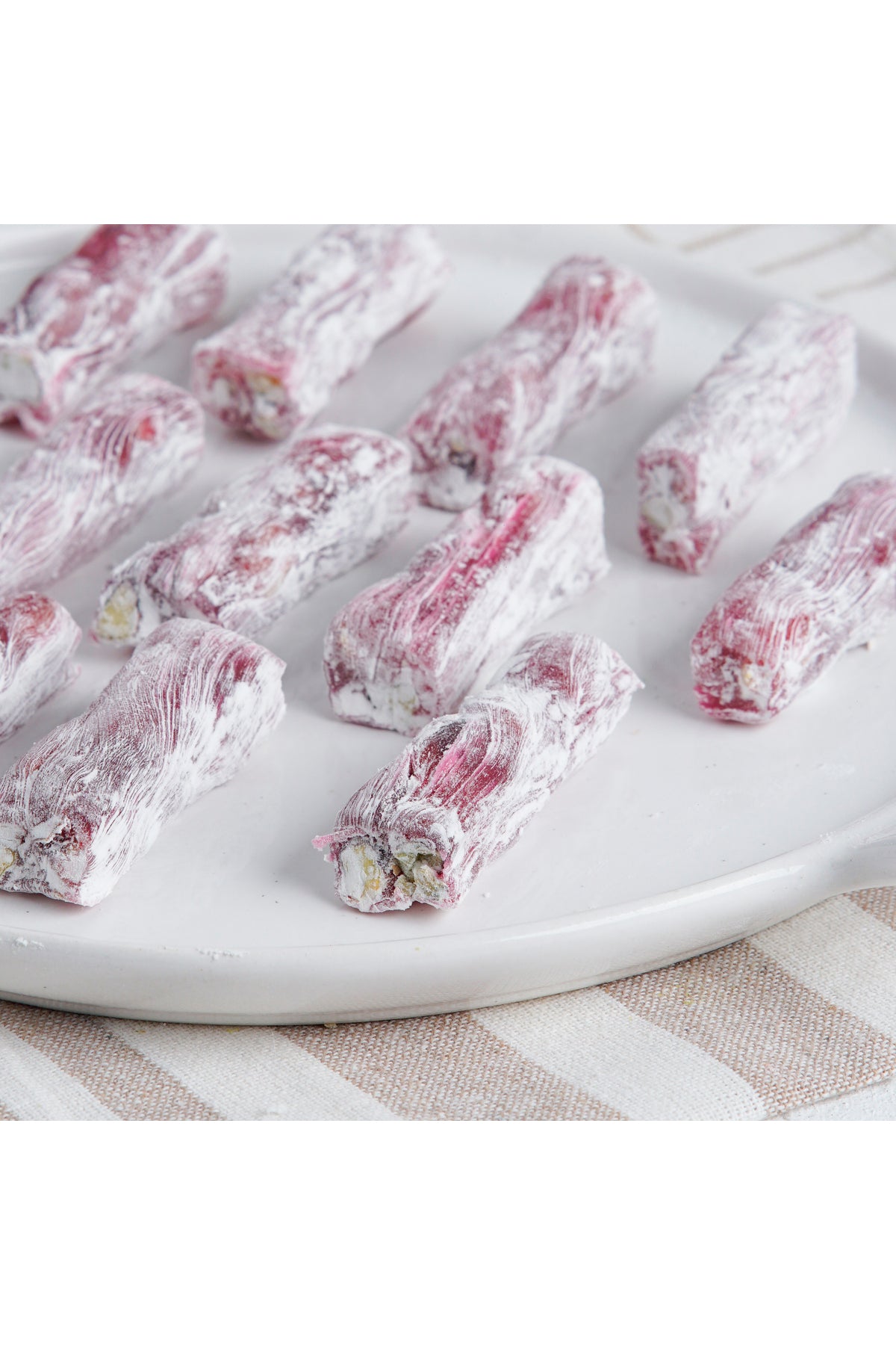 BULUTLAR KURUYEMIS Pistachio Pomegranate Flavored fitil Turkish Delight kg 500 g - MALLTURK