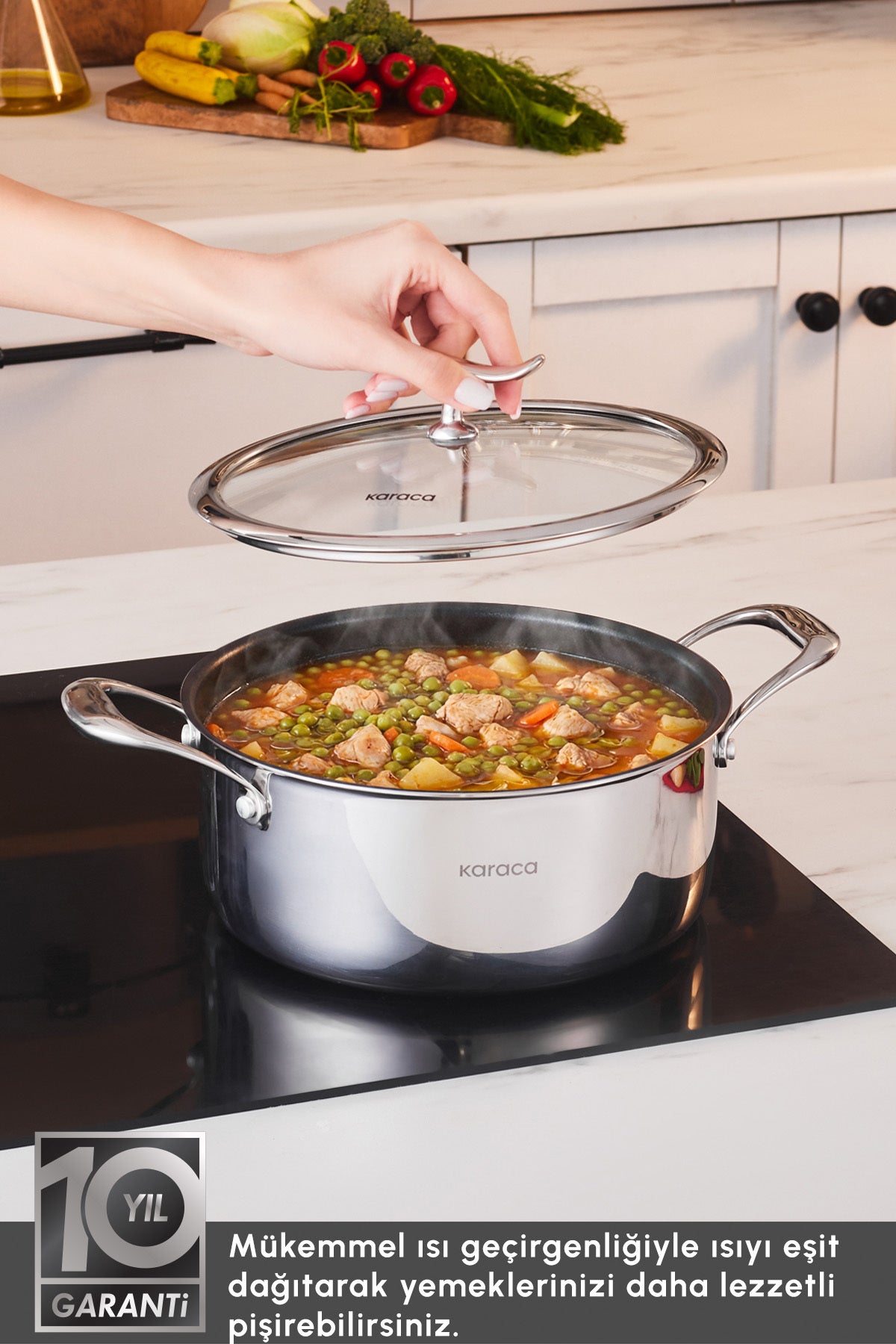 Karaca Plasma 316+ 3Ply Nonstick Pot - MALLTURK
