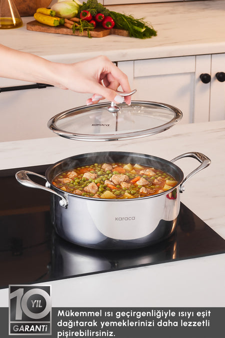 Karaca Plasma 316+ 3Ply Nonstick Pot - MALLTURK