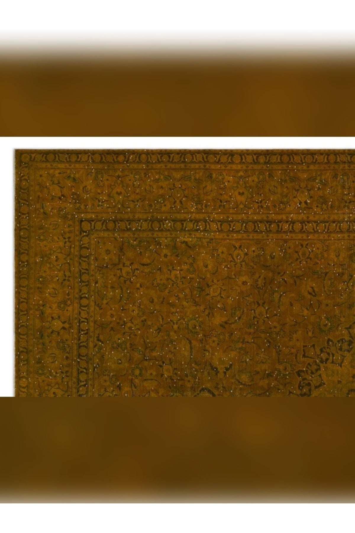 Apex Rug Distressed Vintage Rug XLarge Hand-Woven Natural Yellow 24562 294 x 406 cm - MALLTURK