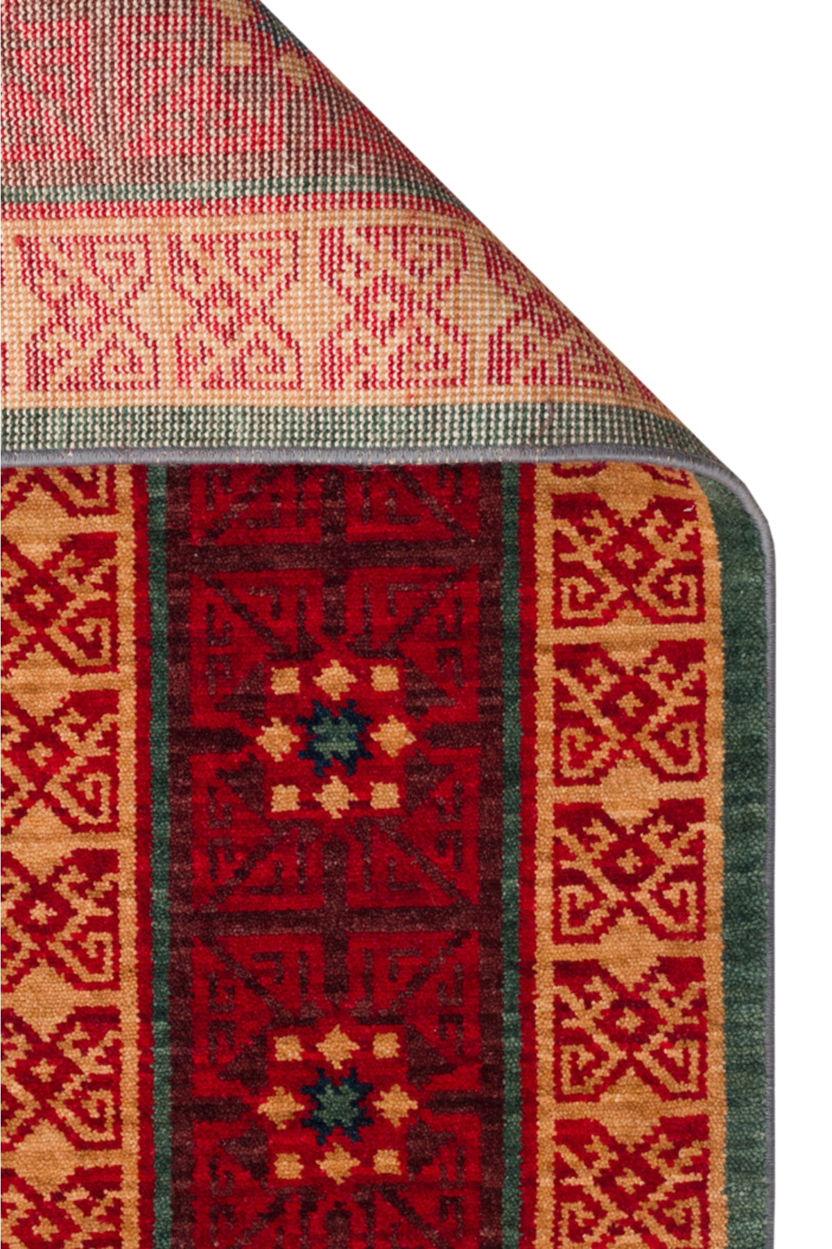 Kalesta Rug Rustik 13 Navy Red Natural Wool ile Ozel Tezgahlarda Hand-Woven Teknikleri ile Uretilen Living Room Rug