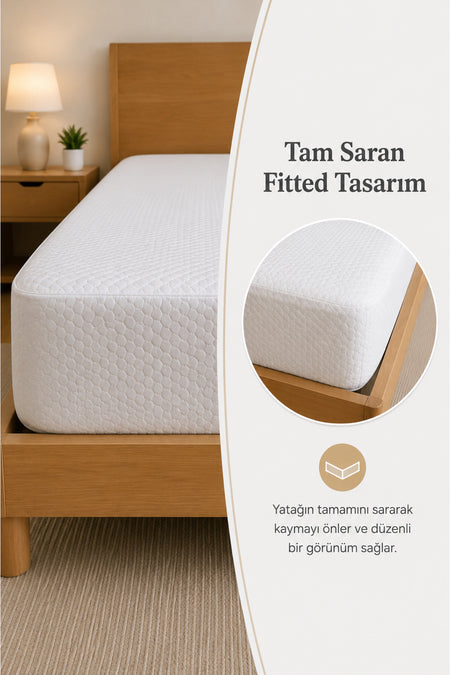 Elovias Waterproof Fitted Mattress Protector - MALLTURK