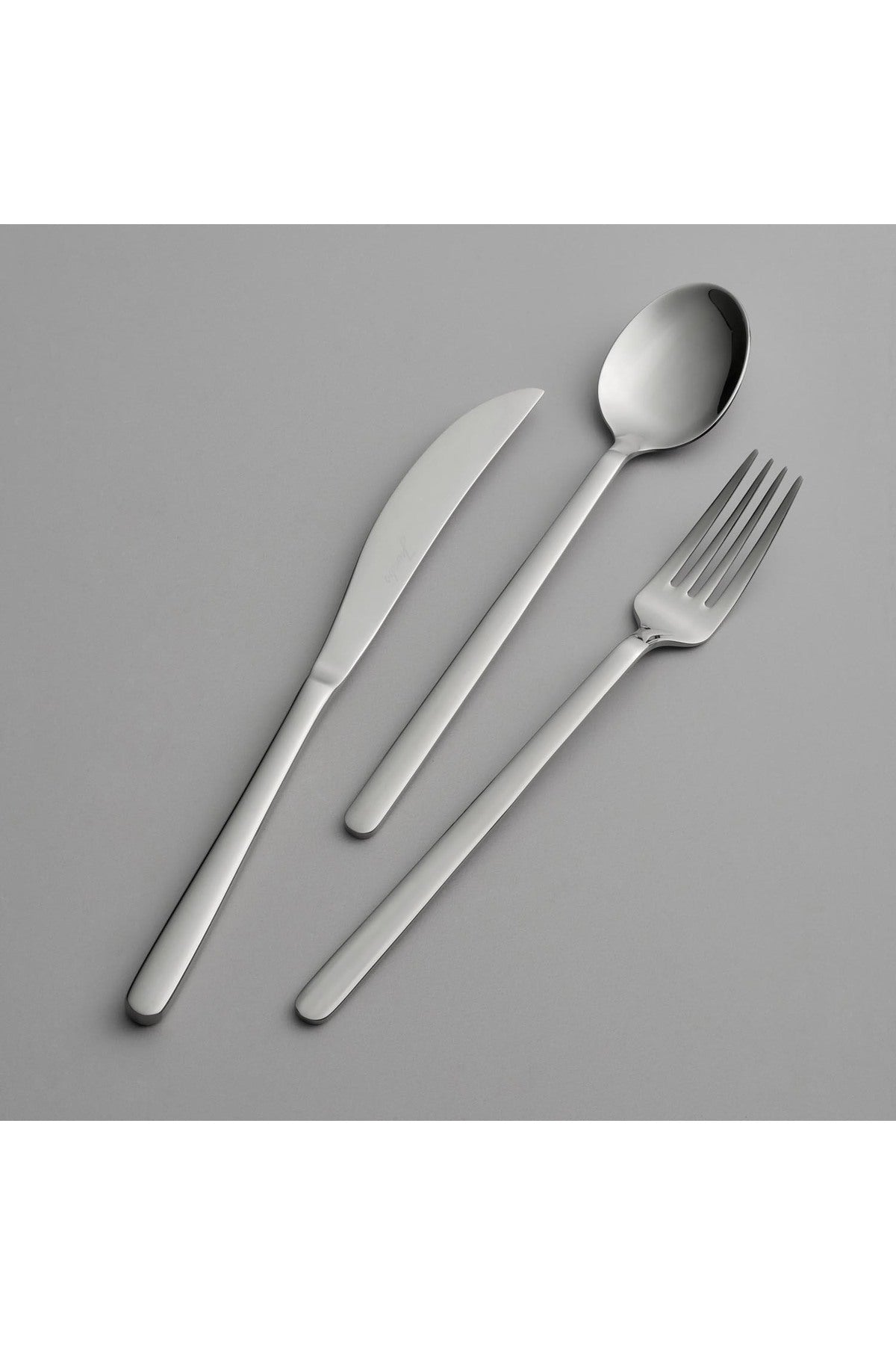 Jumbo 2900 vannes 24 Piece 6 Place Setting tatli Flatware Set - MALLTURK