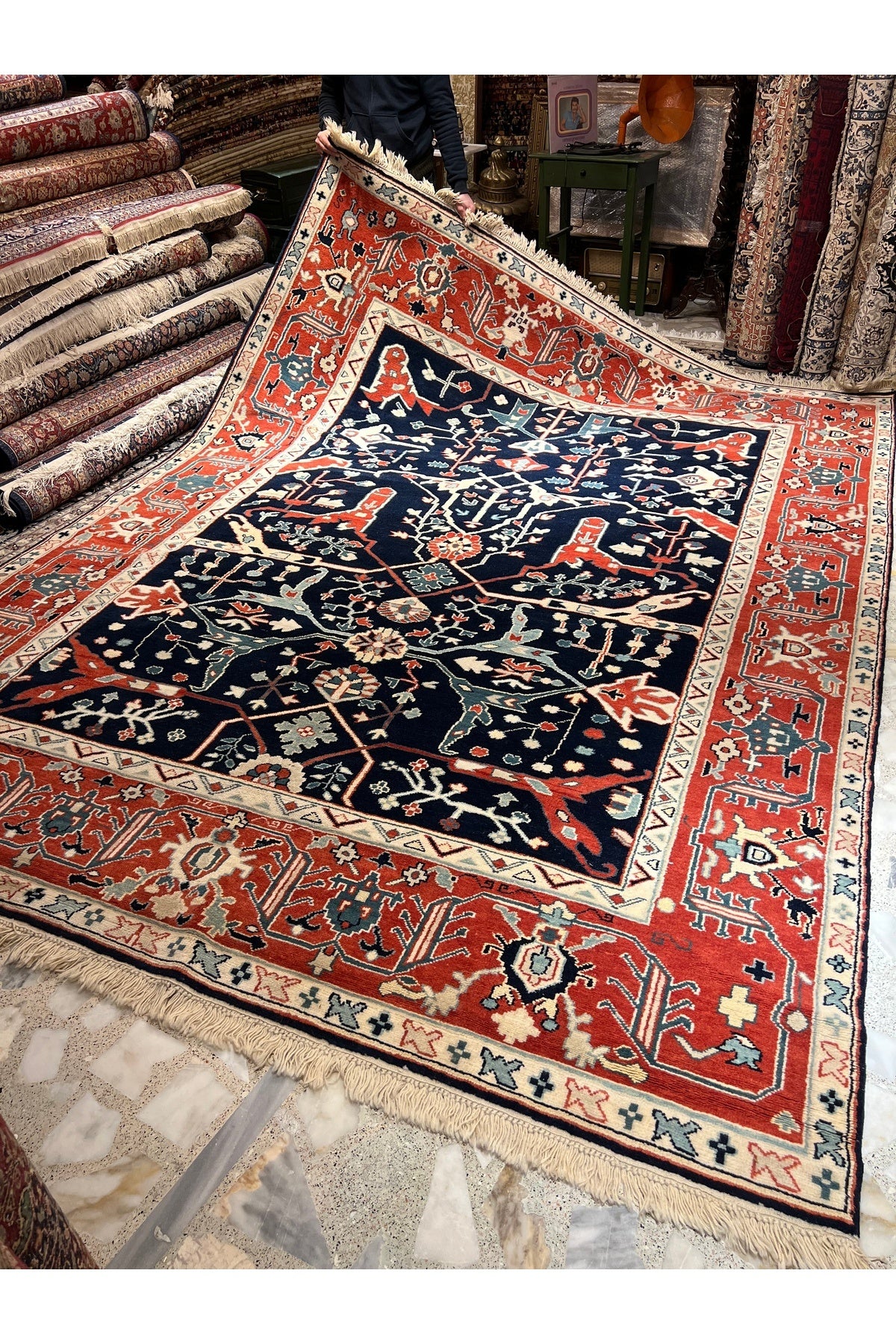 RD RAMAZAN DAG Hand Rug Art Hand-Woven Kula Rug Yune Wool Weave 9m2 - MALLTURK