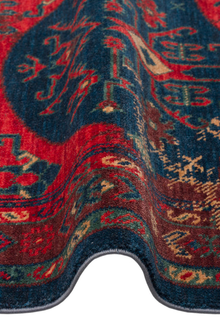 Cool Rug Mardin Red Ethnic Pattern Zamansiz Vintage Wool Hand-Woven 4 Mevsim Ev Salon Living Room Rug