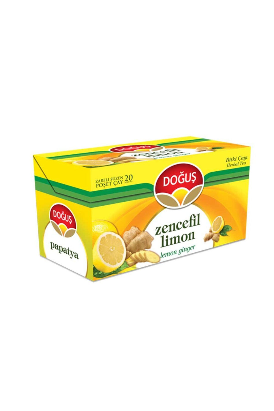 Dogus Herbal Tea Ginger Lemon 20 Pack
