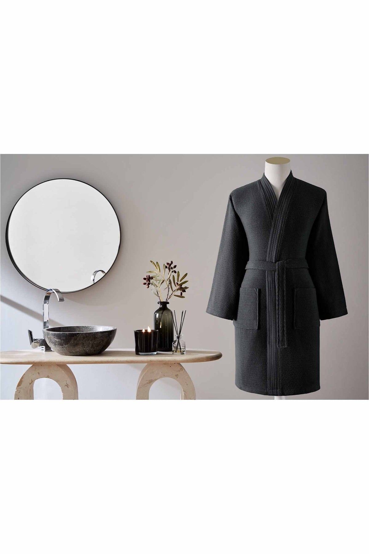 Ozdilek Quadruple Kimono Bathrobe - MALLTURK