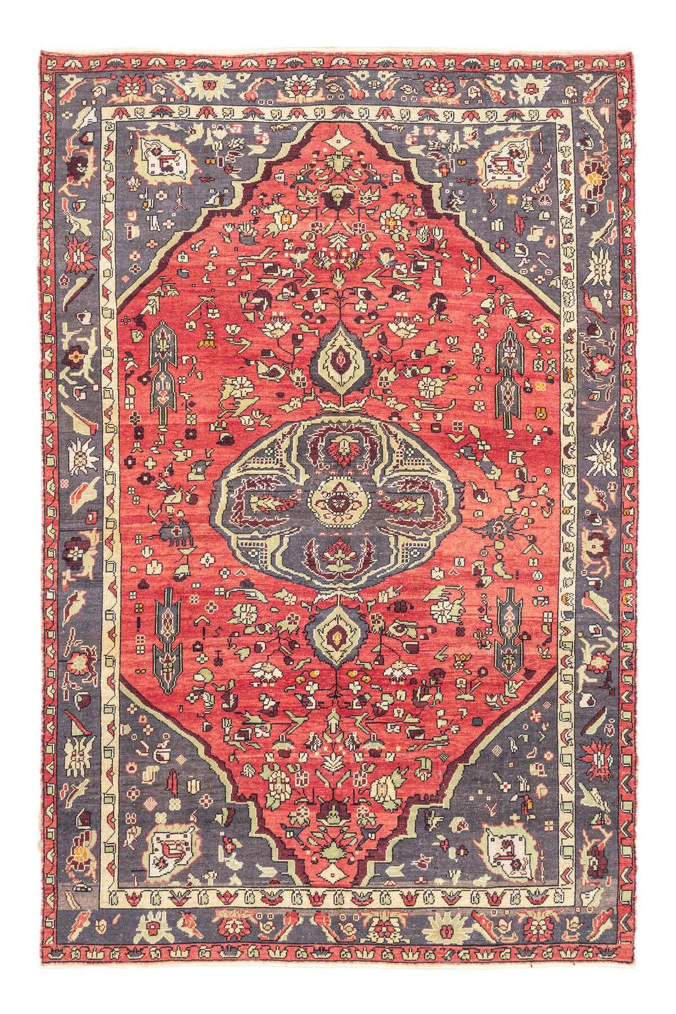 Soho Antiq Piravi Cicek Pattern Hand-Woven Rug 217x334 cm - MALLTURK