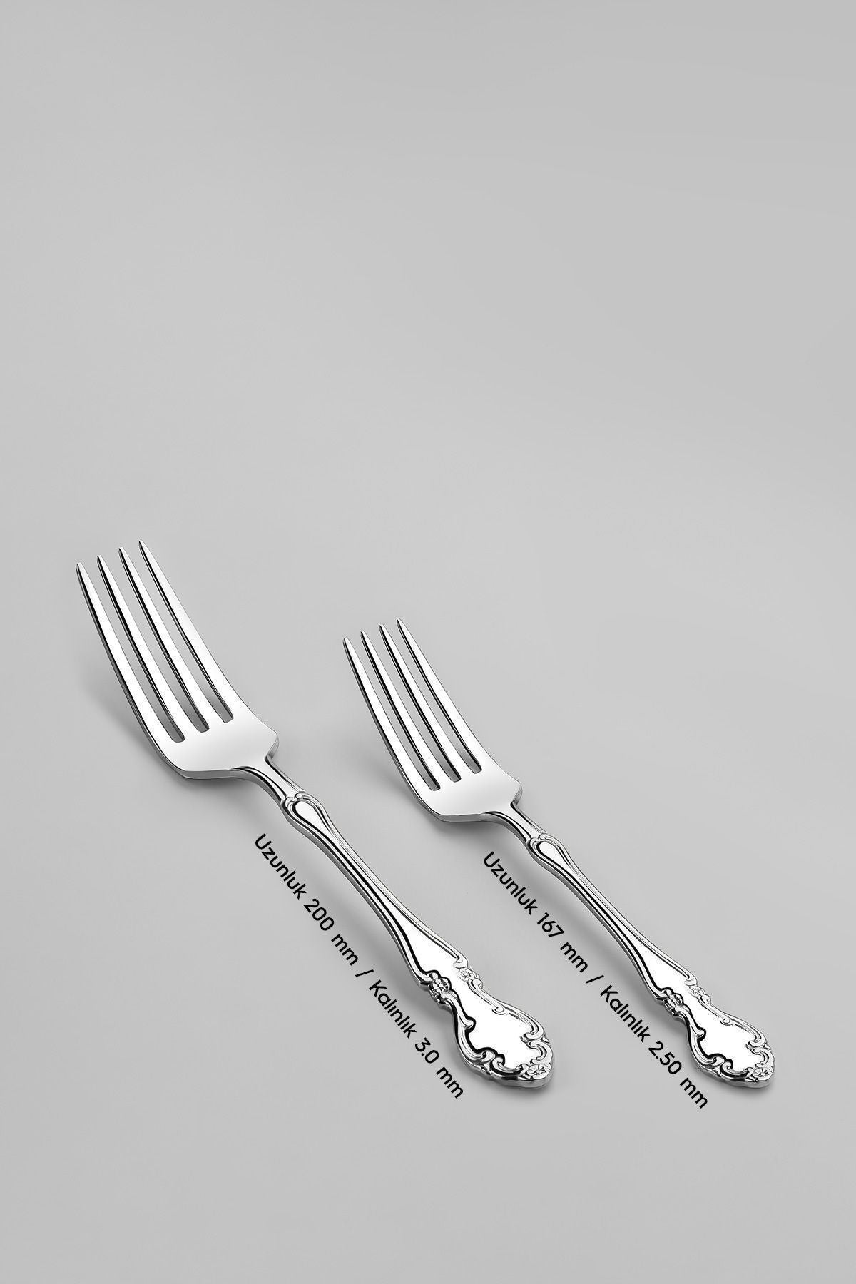 Nehir adriana Plain 12 Place Setting 72 Piece Boxed Flatware Set - MALLTURK