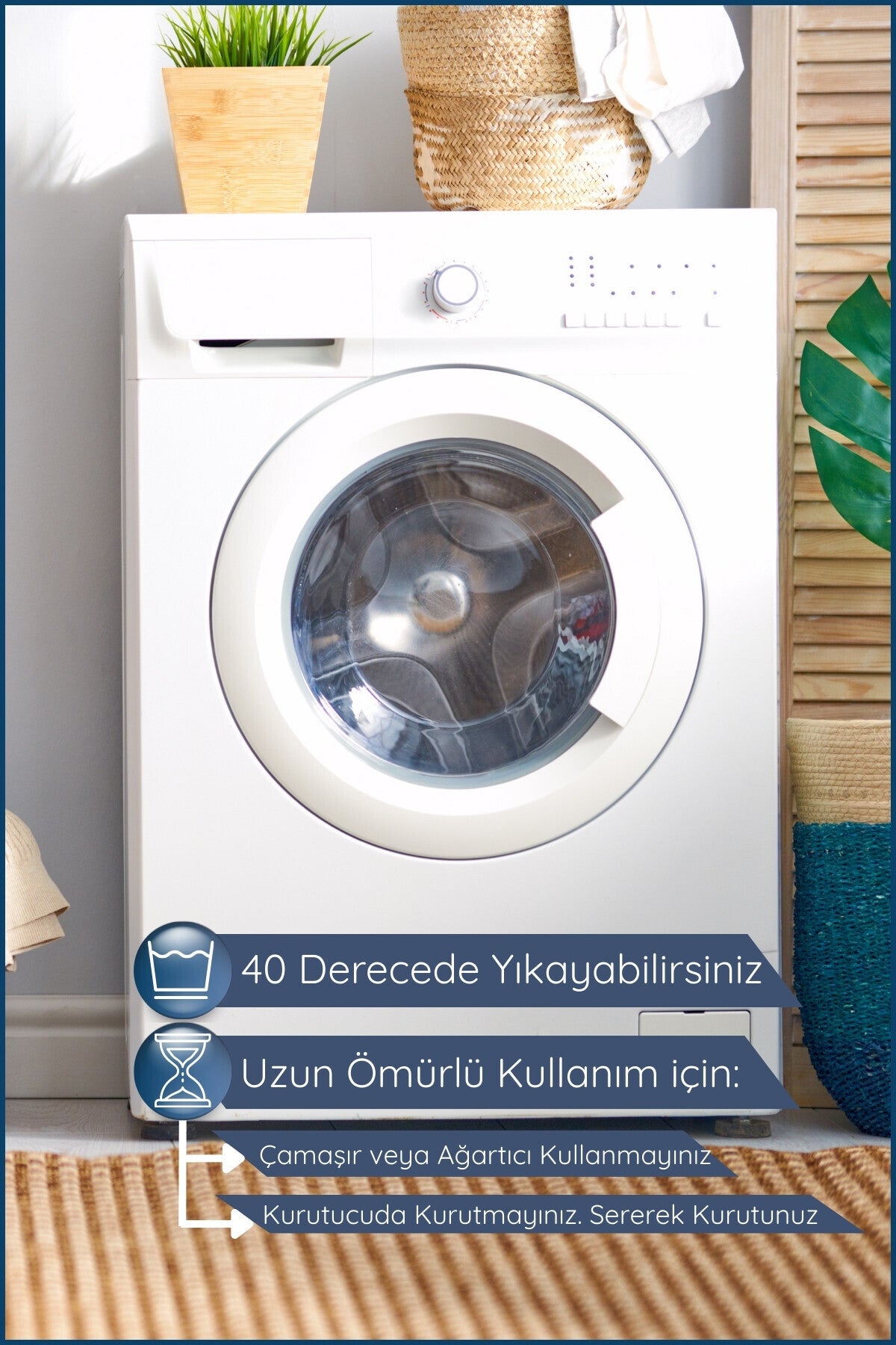 Kiril Home Premium Dolgun Waterproof Cotton Fitted Mattress Protector - MALLTURK