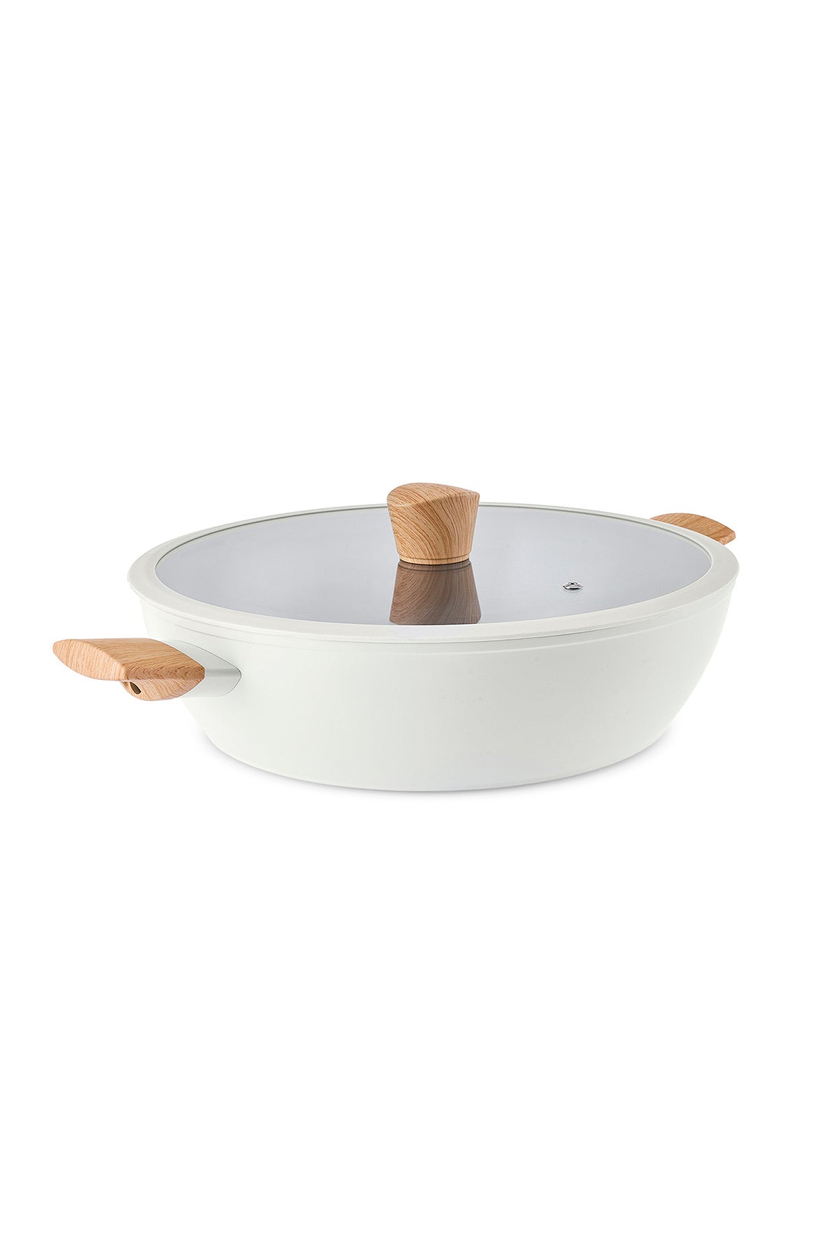 Karaca x Refika Swiss Crystal Almond Induction Compatible Saute Pan