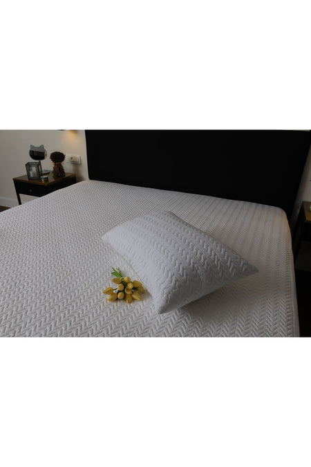 Merya & Elif ADA Waterproof Cotton Quilted Fitted Mattress Protector - MALLTURK