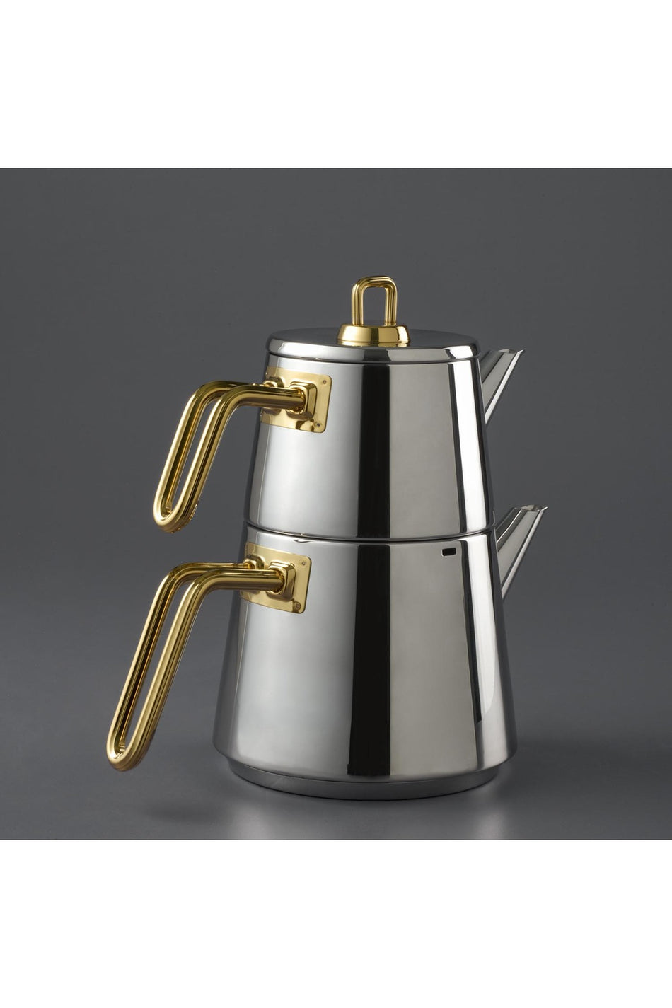 Jumbo Doha Titanium Gold Teapot - MALLTURK