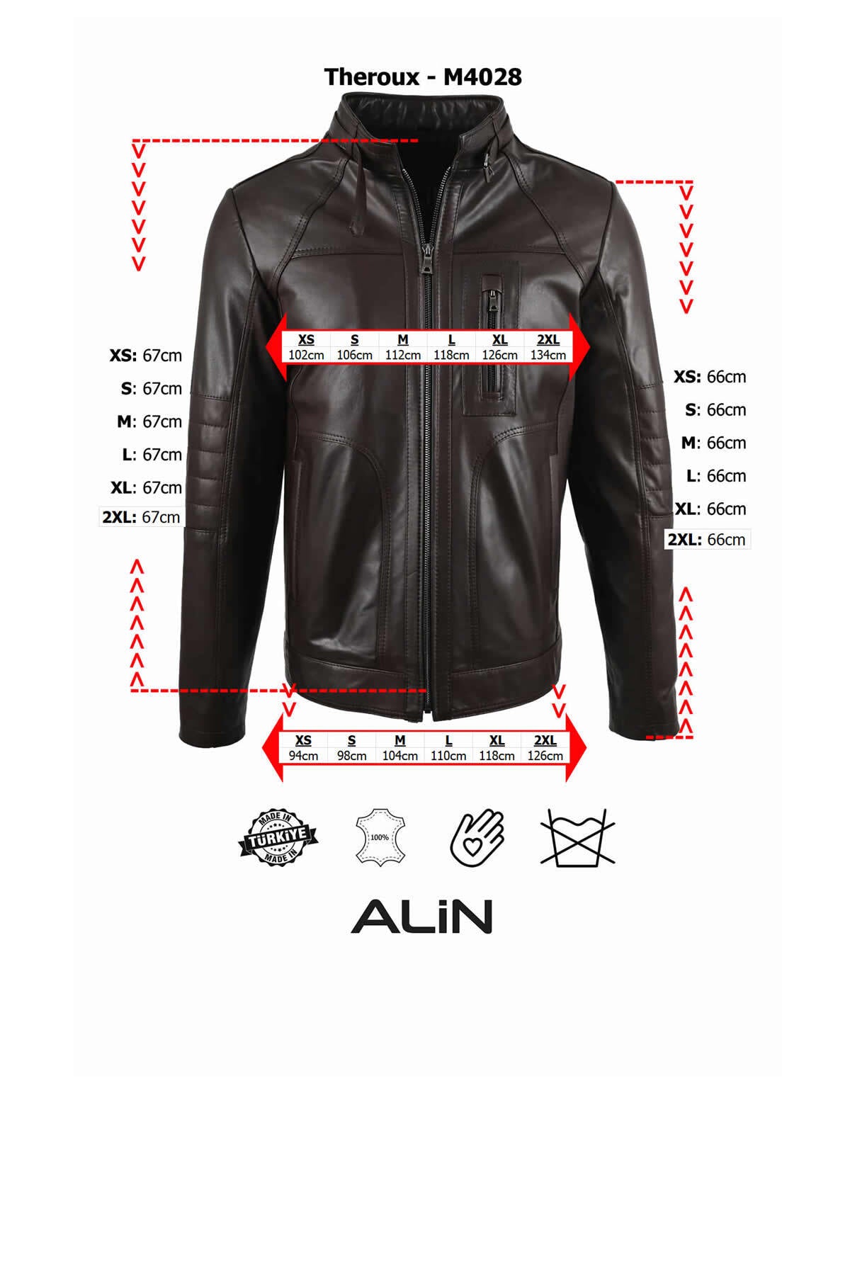 ALIN Theroux Men's Genuine Leather Relaxed Fit Leather Jacket Black - MALLTURK