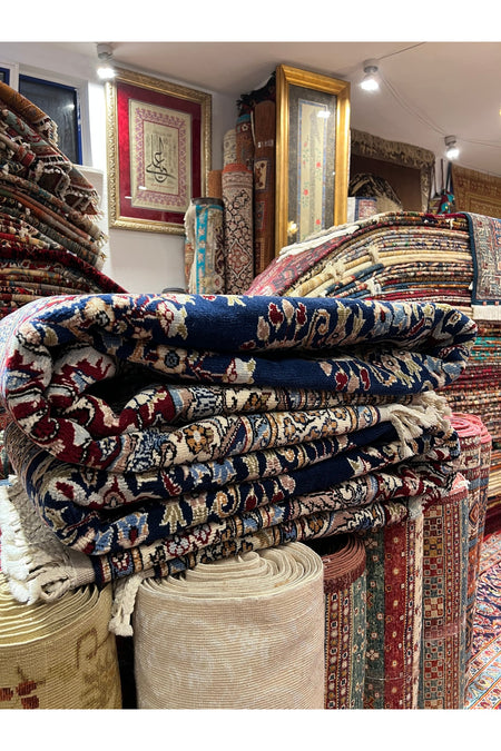 RD RAMAZAN DAG Hand Rug Art Hand-Woven Kayseri Karslioglu Weave Premium Quality Size 305x202 - MALLTURK